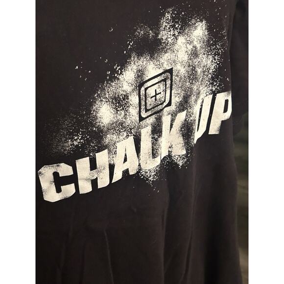 Chalk Up 5.11 Tactical‎ T Shirt Women’s Size Large Black Short Sleeve - Picture 7 of 7